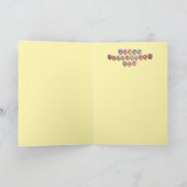 Cat Balloon Valentine's Day Card Feestdagen Kaart (Binnen)