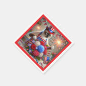 CAT Barbecue Party 4 juli Onafhankelijkheidsdag Servet (Hoek)