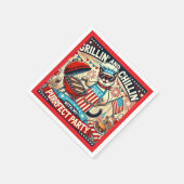 CAT Barbecue Party 4 juli Onafhankelijkheidsdag Servet (Hoek)