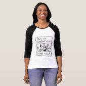 Cat Baseball T-shirt (Voorkant volledig)