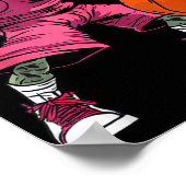 Cat basketbalspeler _ Basketbal Cat Tanktop Poster (Hoek)