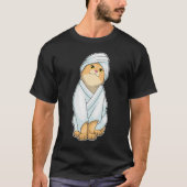 Cat Bathe Bathrobe T-shirt (Voorkant)