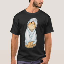 Cat Bathe Bathrobe T-shirt