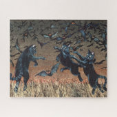 Cat Batting Puzzle Legpuzzel (Horizontaal)