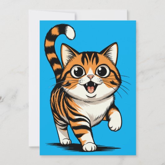 cat bedankkaart (Voorkant)