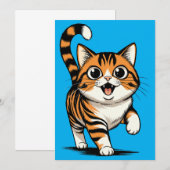 cat bedankkaart (Voorkant / Achterkant)