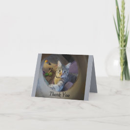 Cat bedankkaart