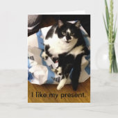 Cat Bedankt voor mijn kerstcadeaubonnen (Voorkant)