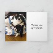 Cat Bedankt voor mijn kerstcadeaubonnen (Binnen)