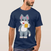 Cat Beer mok Beer T-shirt (Voorkant)