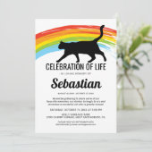 Cat begrafenismonument Rainbow Bridge Kaart (Staand voorkant)