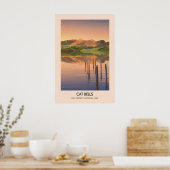 Cat Bells Lake District Reisposter Poster (Keuken)
