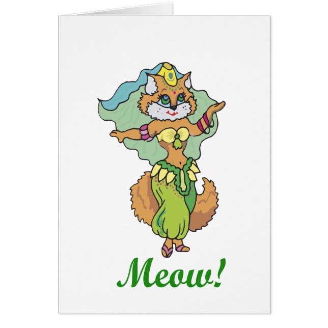 Cat Belly Dancer (Voorkant)