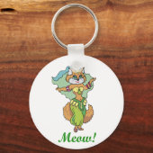 Cat Belly Dancer Sleutelhanger (Voorkant)