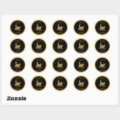 Cat Best Pet Ronde Sticker (Vel)