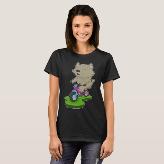 Cat Bicycle T-shirt (Voorkant volledig)