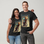 Cat Bike Butterfly T-shirt (Unisex)