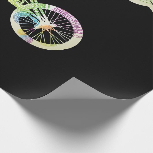 Cat Bike Cycling Bicycle - Uw Collectie voor cadea Cadeaupapier (Hoek)