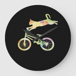 Cat Bike Cycling Bicycle - Uw Collectie voor cadea Grote Klok