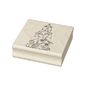 Cat Bird Lady Rubberstempel (Stempel)