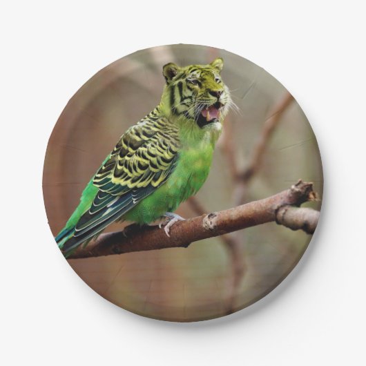 Cat-Bird Papieren Bordje (Voorkant)