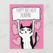 Cat Birthday Briefkaart (Voorkant)