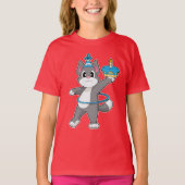 Cat Birthday Fitness T-shirt (Voorkant)