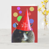 Cat Birthday Funny 29 alweer Grumpy Cat Kaart (Gele Bloem)