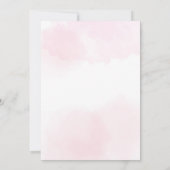 Cat Birthday Invitation Kitten Party Pawty Girl Kaart (Achterkant)