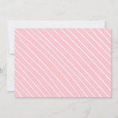 Cat Birthday Invitation Kitten Party Pawty Girl Kaart (Achterkant)