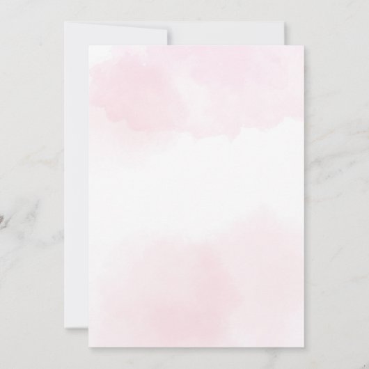 Cat Birthday Invitation Kitten Party Pawty Girl Kaart (Achterkant)