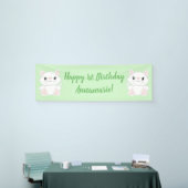 Cat Birthday Party Kat Green Spandoek (Beurs)