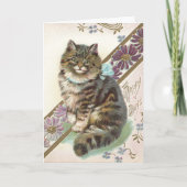  Cat Birthday Wenskaart Kaart (Voorkant)