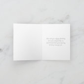 Cat Birthday Wish Bedankkaart (Binnen)