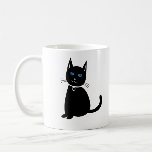 Cat Black Cat Koffiemok (Links)