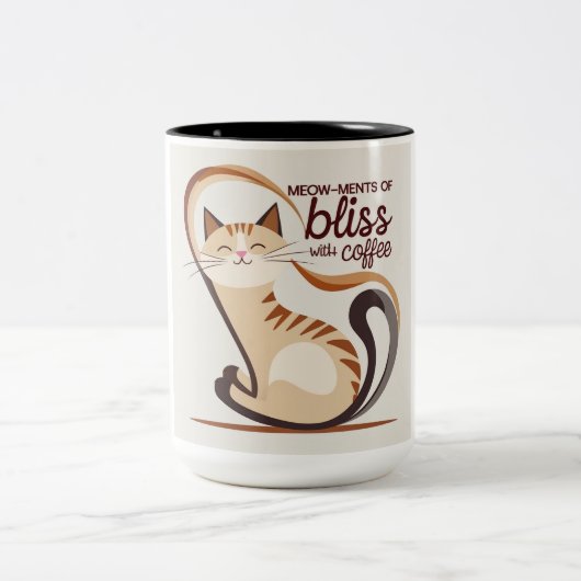Cat Bliss Coffee Mok (Center)