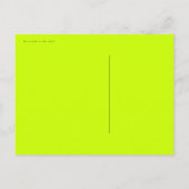 Cat Blue ~ Briefkaart / Uitnodiging (Achterkant)