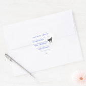Cat Blue Reminder Stickers (Envelop)