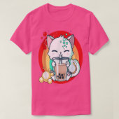 Cat Boba Bubble Tea T-shirt (Design voorkant)