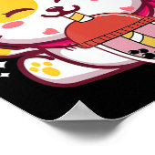 Cat Boba Tea Bubble Tea Anime Kawaii Neko Gifts Gi Poster (Hoek)
