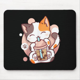 Cat Boba Tea Bubble Tea Anime Kawaii Neko Muismat