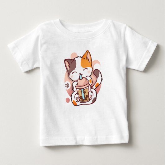Cat Boba Tea Bubble Tea Anime Kawaii Neko voor mei (Voorkant)