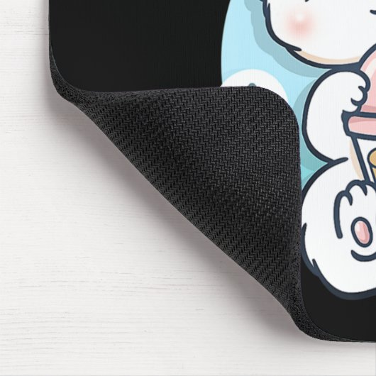 Cat Boba Tea Bubble Tea Kawaii Anime Japanse neko Muismat (Hoek)