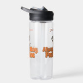 Cat Boho Hippie gepersonaliseerde Hippie Waterfles (Rechts)