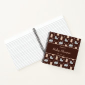 Cat Boho Patroon Geschenklijst Notitieboek (Binnen)