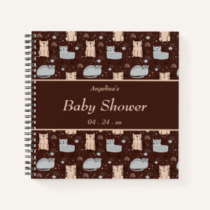 Cat Boho Patroon Geschenklijst Notitieboek