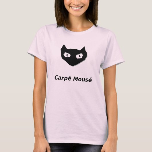 Cat Boo Carpe Muis T-shirt (Voorkant)