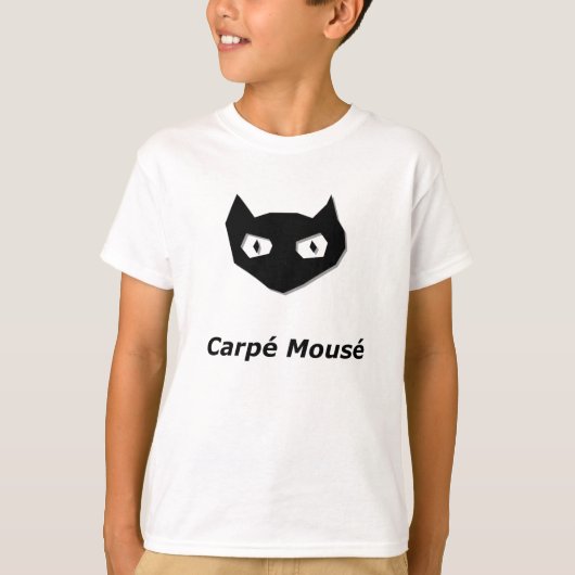 Cat Boo Carpe Muis T-shirt (Voorkant)