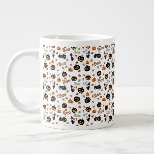 Cat Boo Halloween Grote Koffiekop (Links)