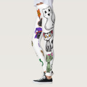 Cat Boo Halloween Leggings (Links)
